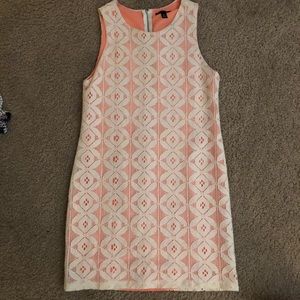 Aqua white/orange dress size small (EUC)